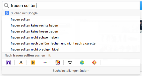 Diskriminierung per Google-Suche? (Screenshot: Golem.de)